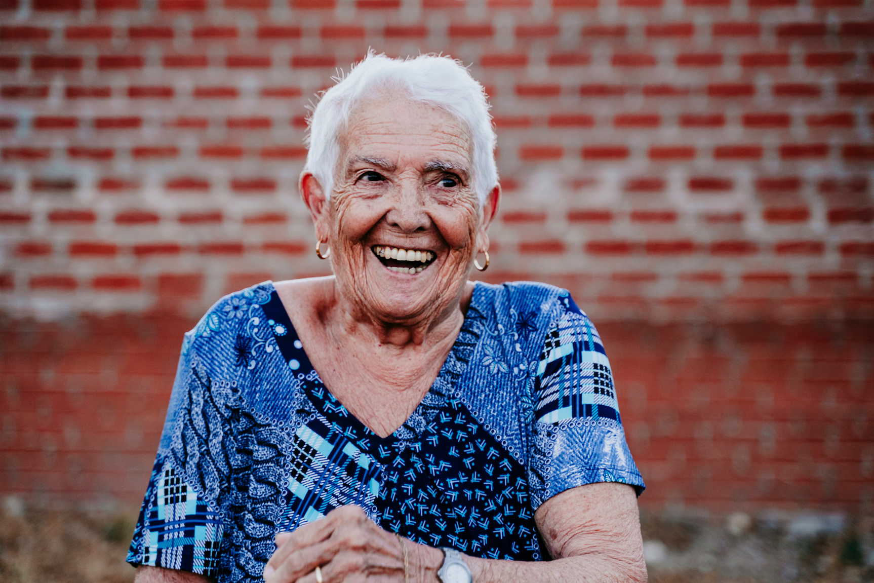 Laughing Old Woman 
